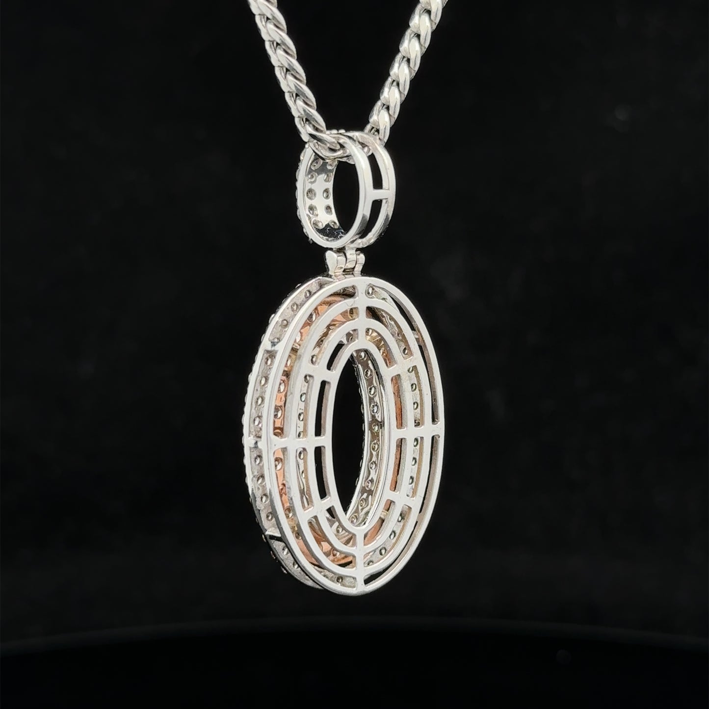 14k gold & diamond O Initial Pendant
