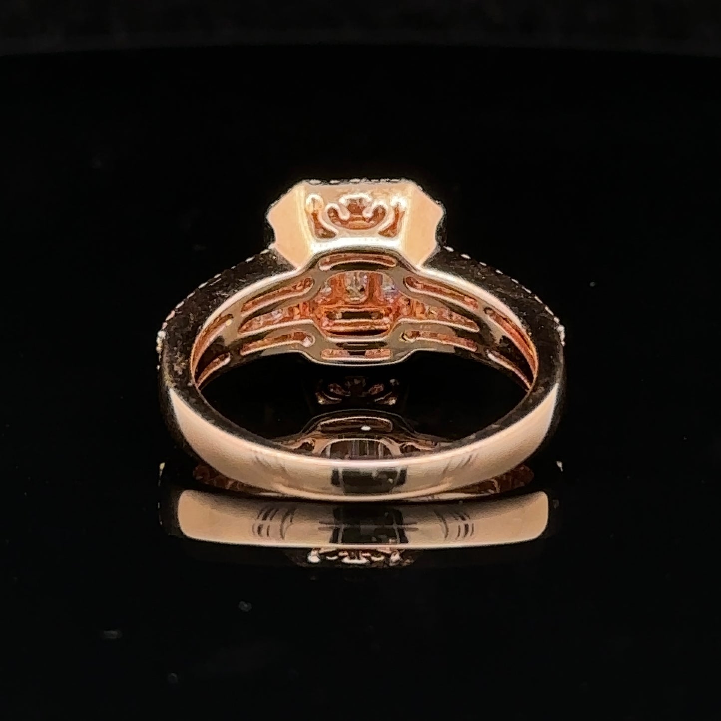 18k rose gold and diamond Fancy Ring