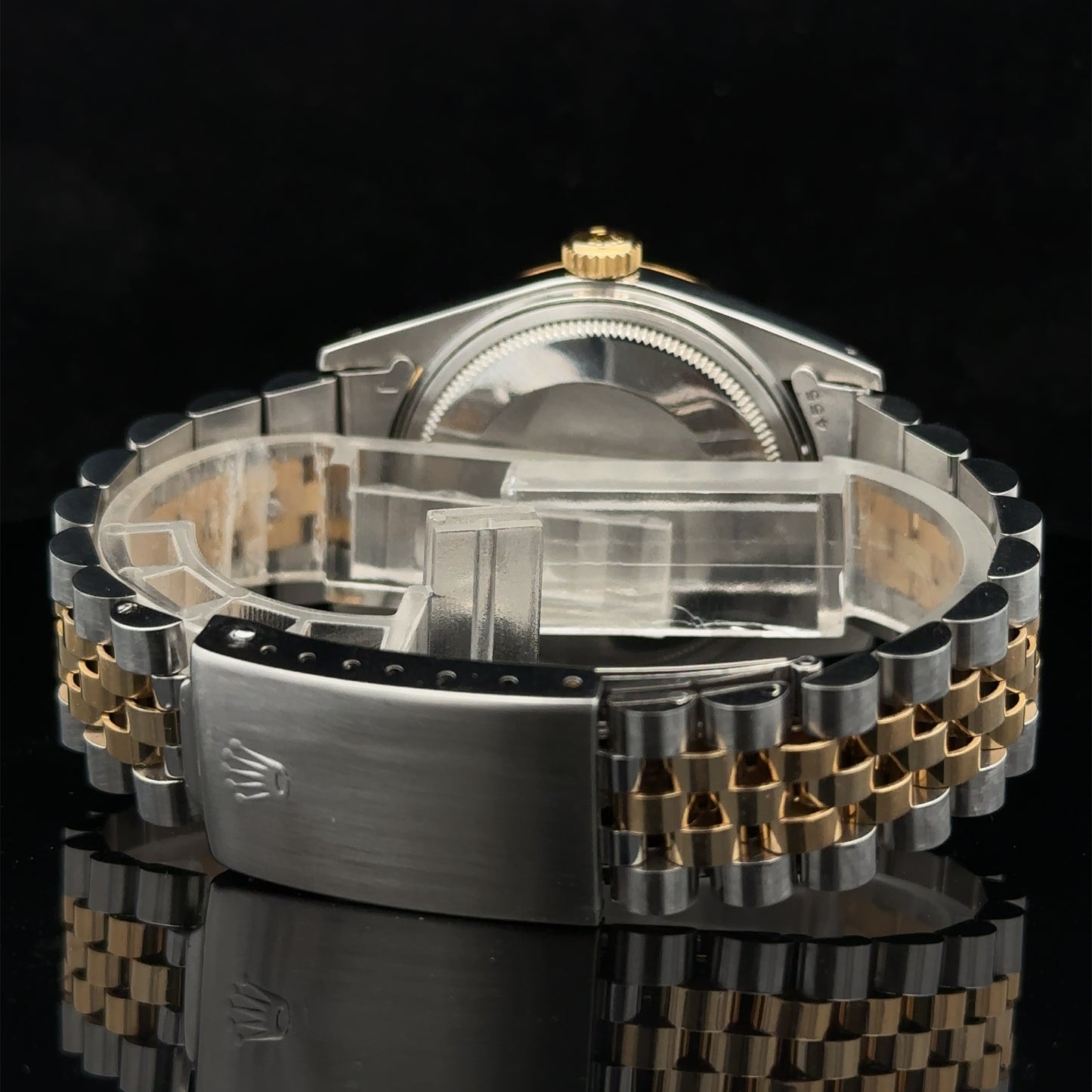 36mm Rolex Diamond Watch with Two-Tone Jubilee Bracelet