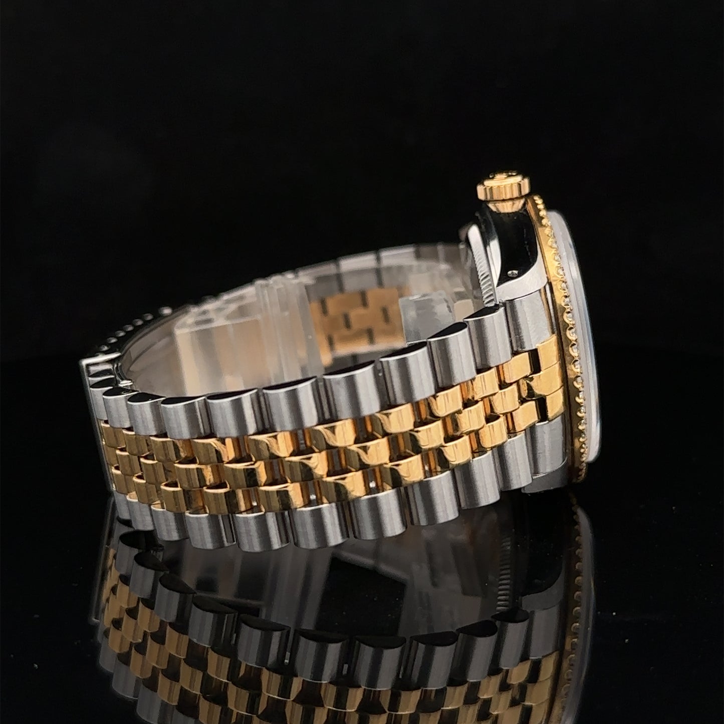 36mm Rolex Diamond Watch with Two-Tone Jubilee Bracelet