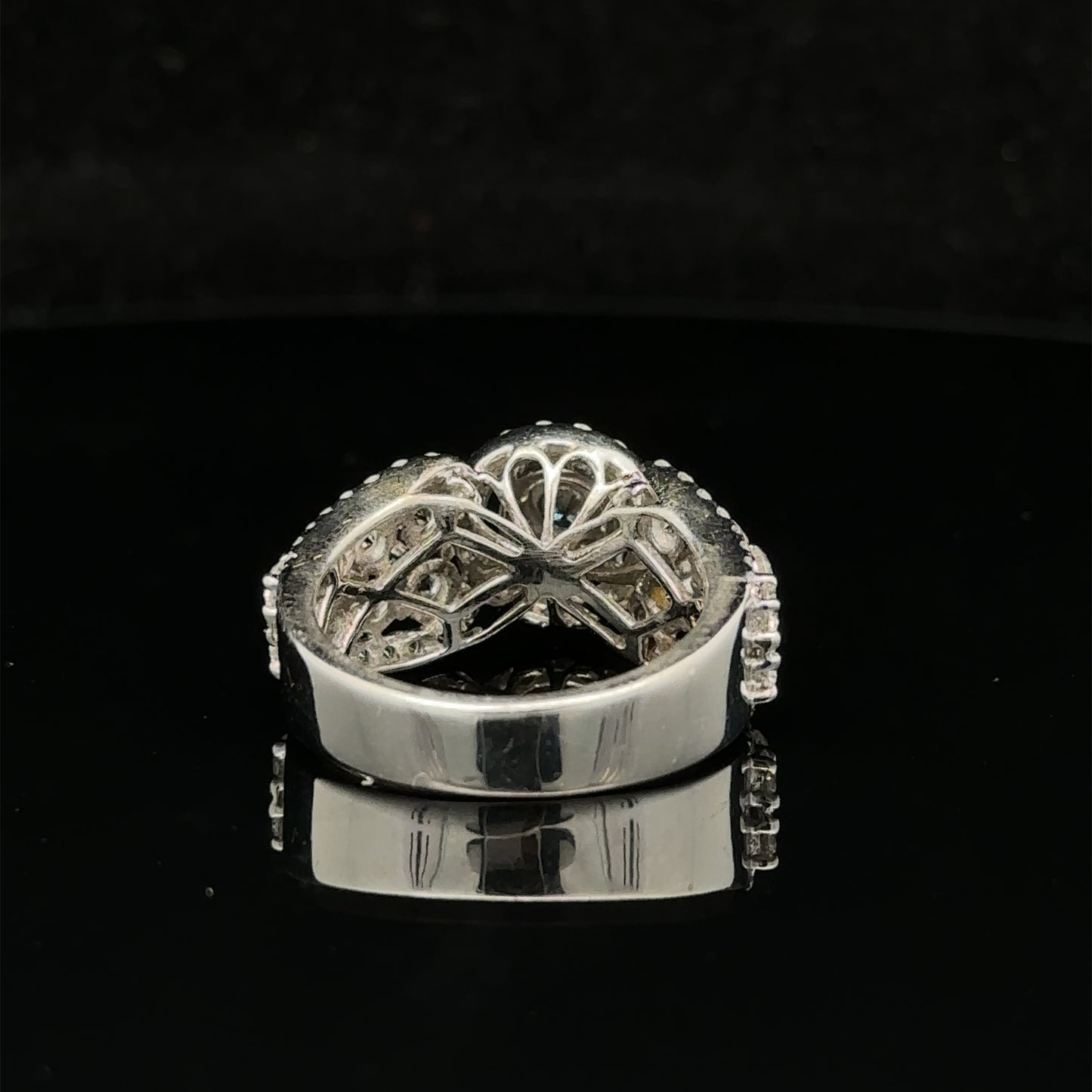 14k white gold and diamond 2-piece Bridal Set