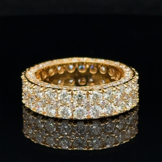 14k yellow gold and diamond Eternity Band