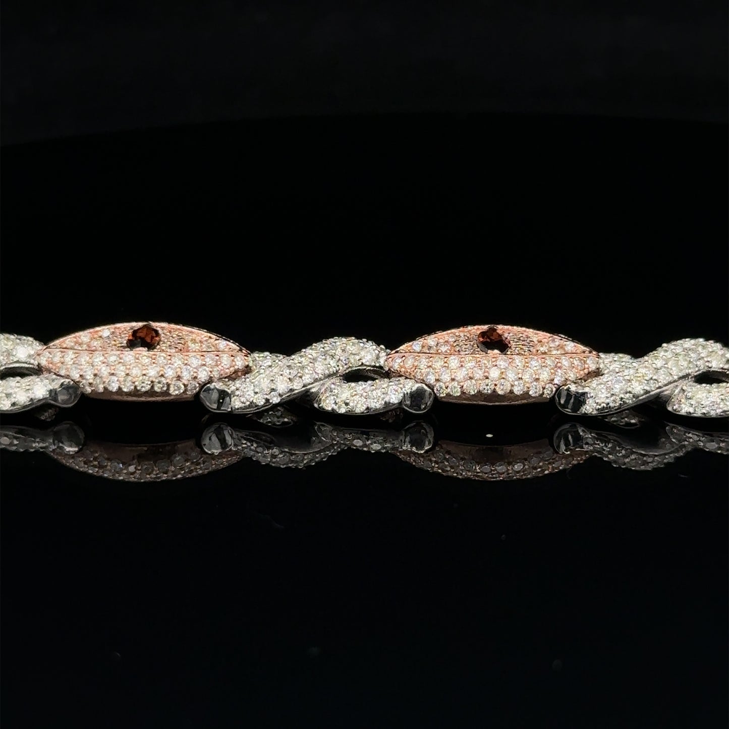 10k gold and diamond Evil Eye Bracelet