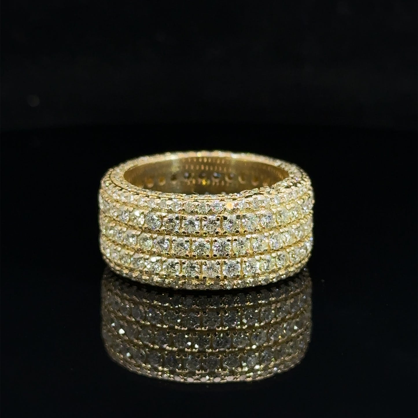 14k yellow gold and diamond Eternity Band