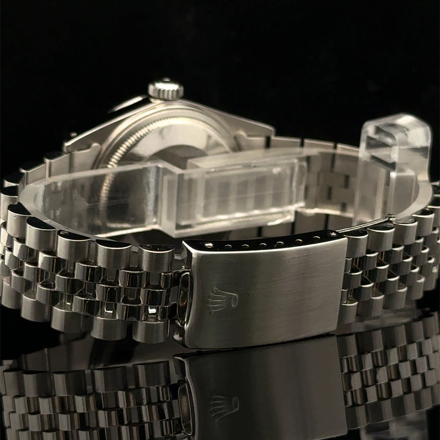 36mm Rolex Datejust Watch with Stainless Steel Jubilee Band