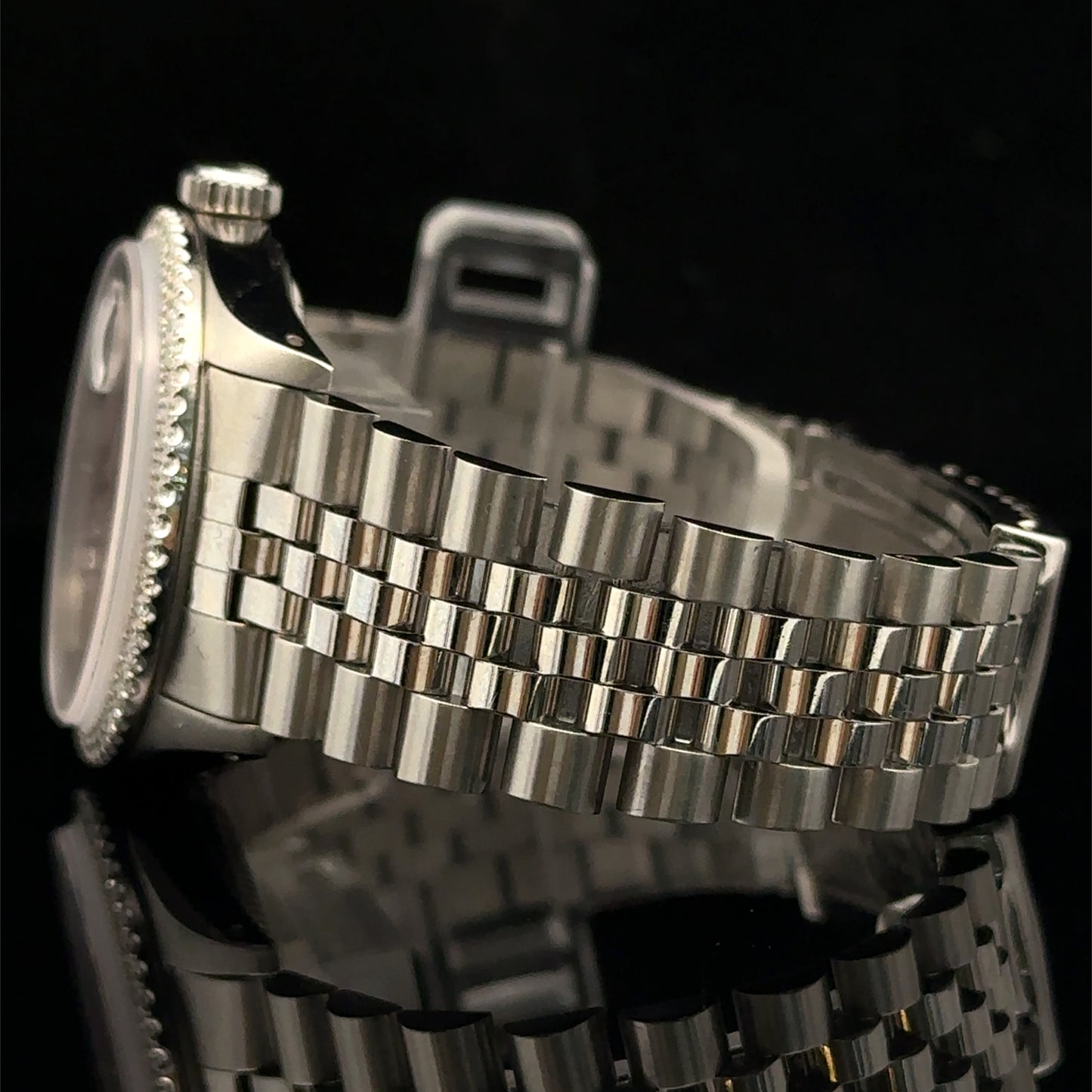 36mm Rolex Datejust Watch with Stainless Steel Jubilee Band