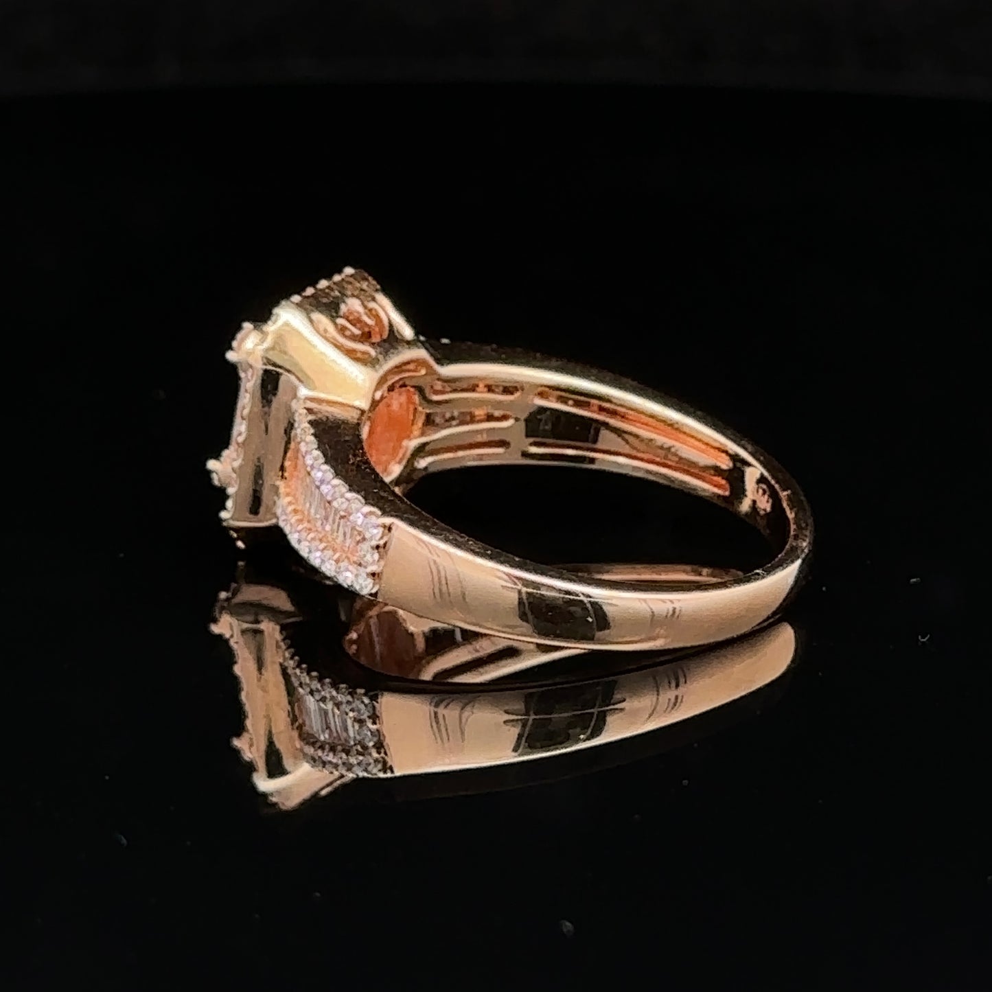 18k rose gold and diamond Fancy Ring