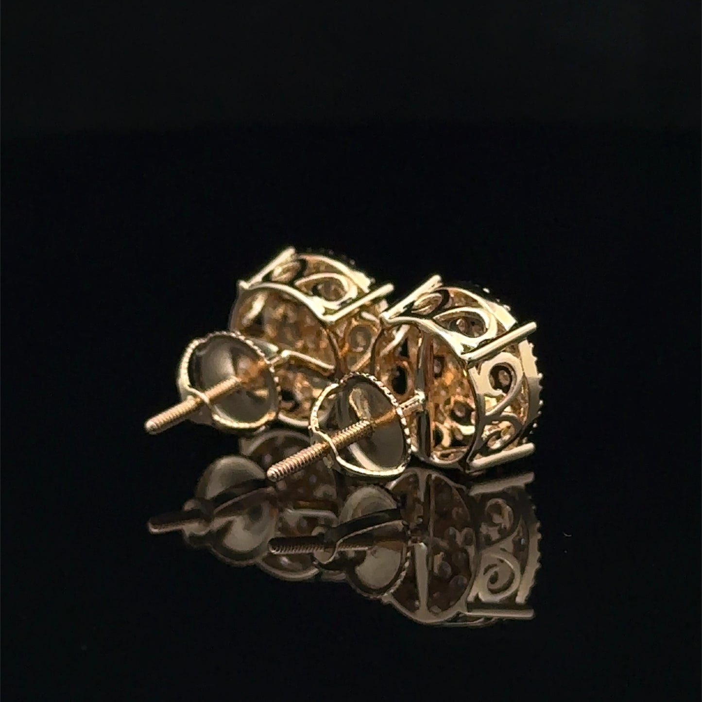 14k Yellow Gold Diamond Earrings – Elegant & Timeless Jewelry