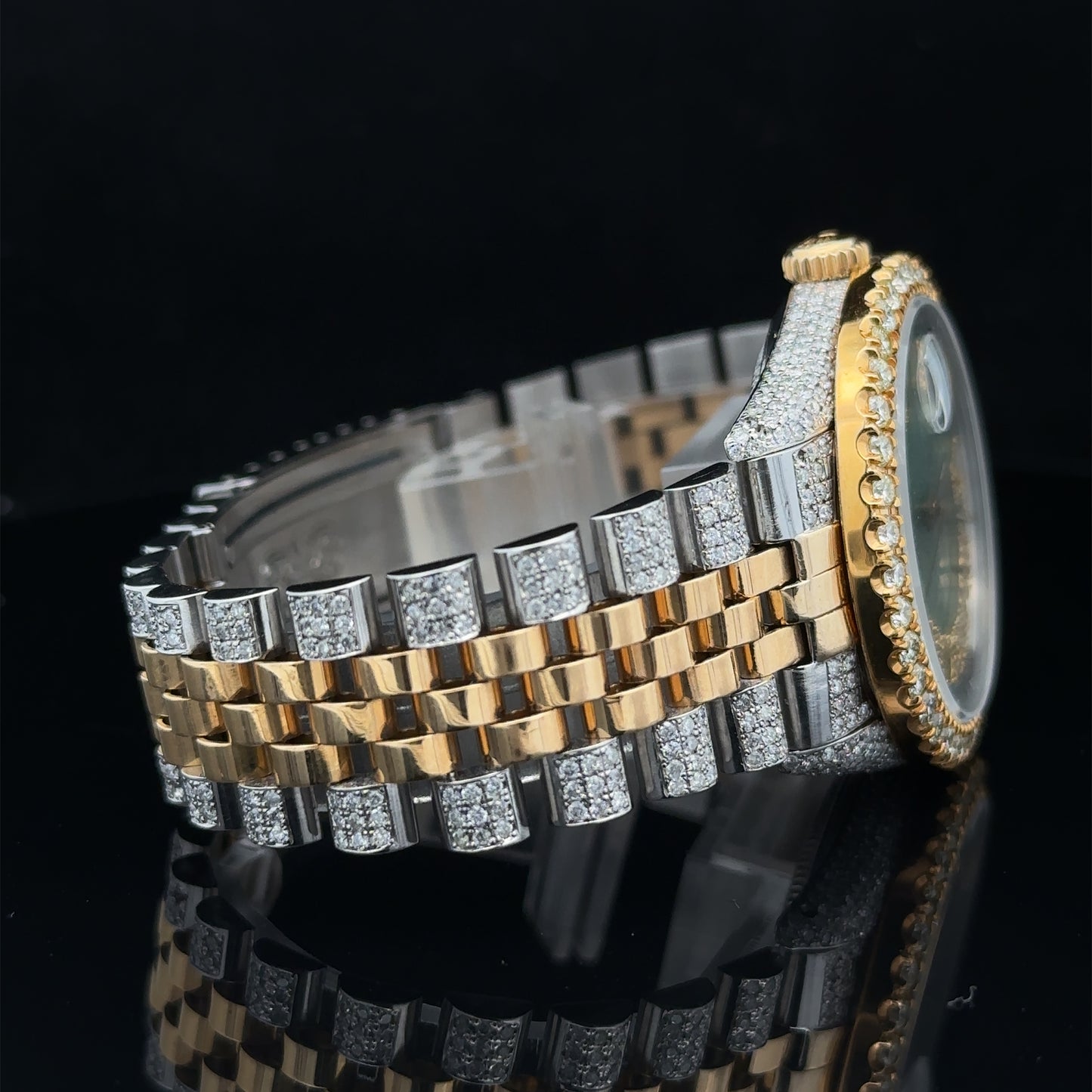 36mm Rolex Datejust Diamond Watch with Two-Tone Jubilee Bracelet