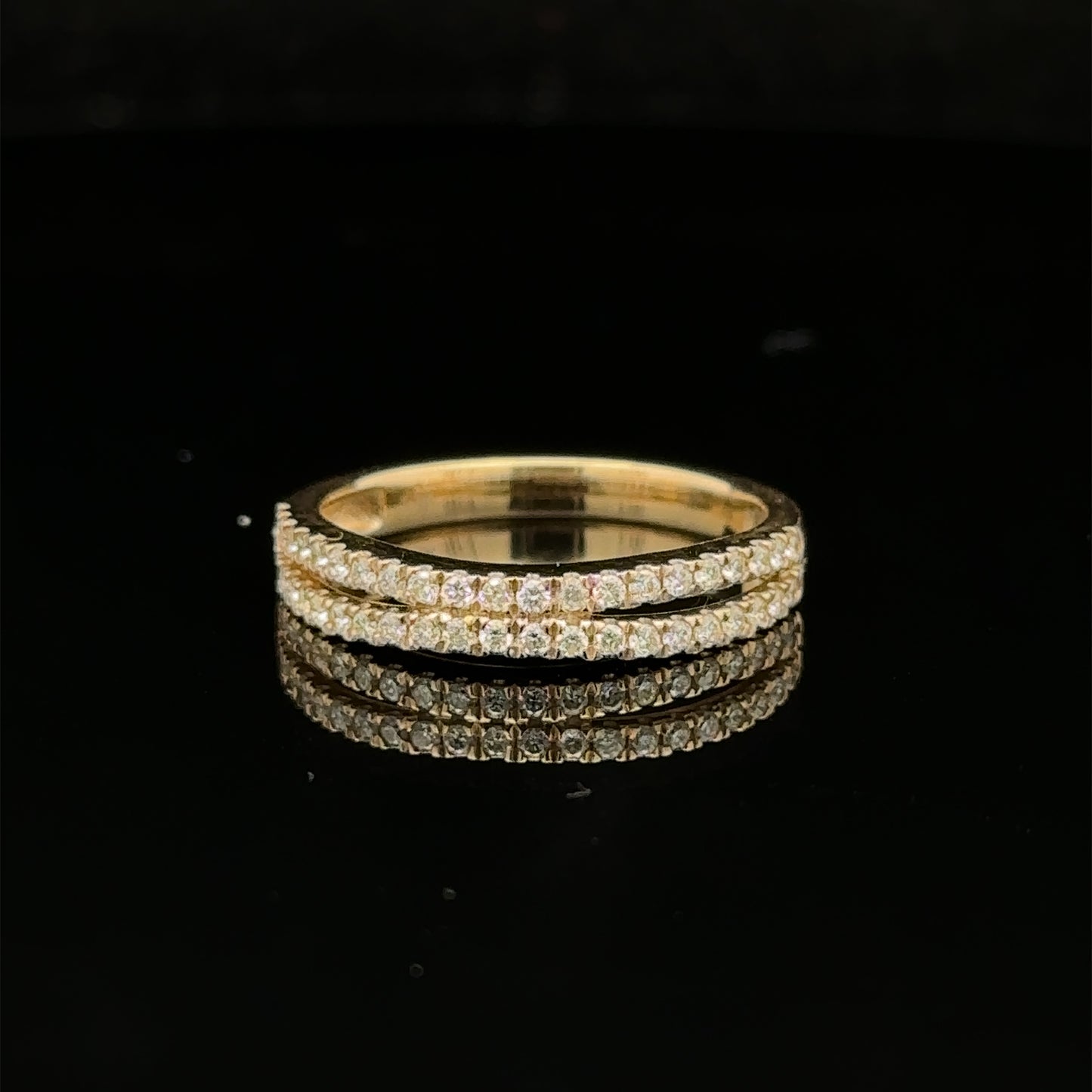 14k yellow gold and diamond 2-piece Bridal Set