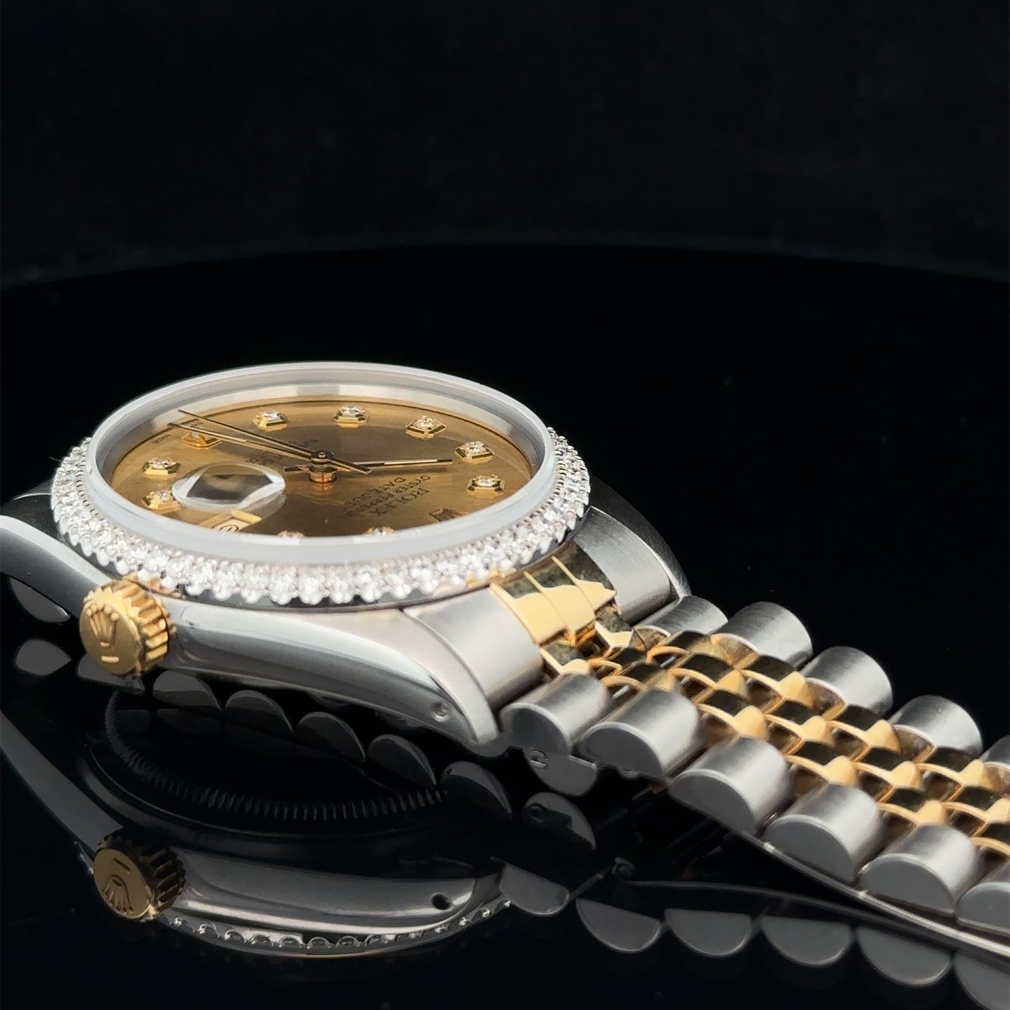 36mm Rolex Datejust Watch with Two-Tone Jubilee Bracelet