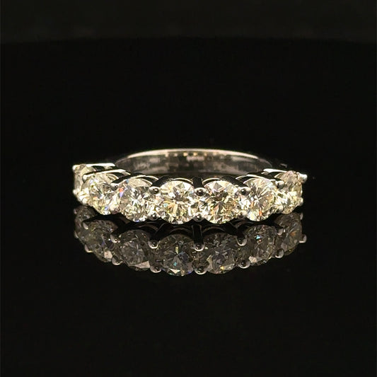 14k White Gold and Diamond Ladies’ Band ( VS diamonds, 38 pointers)