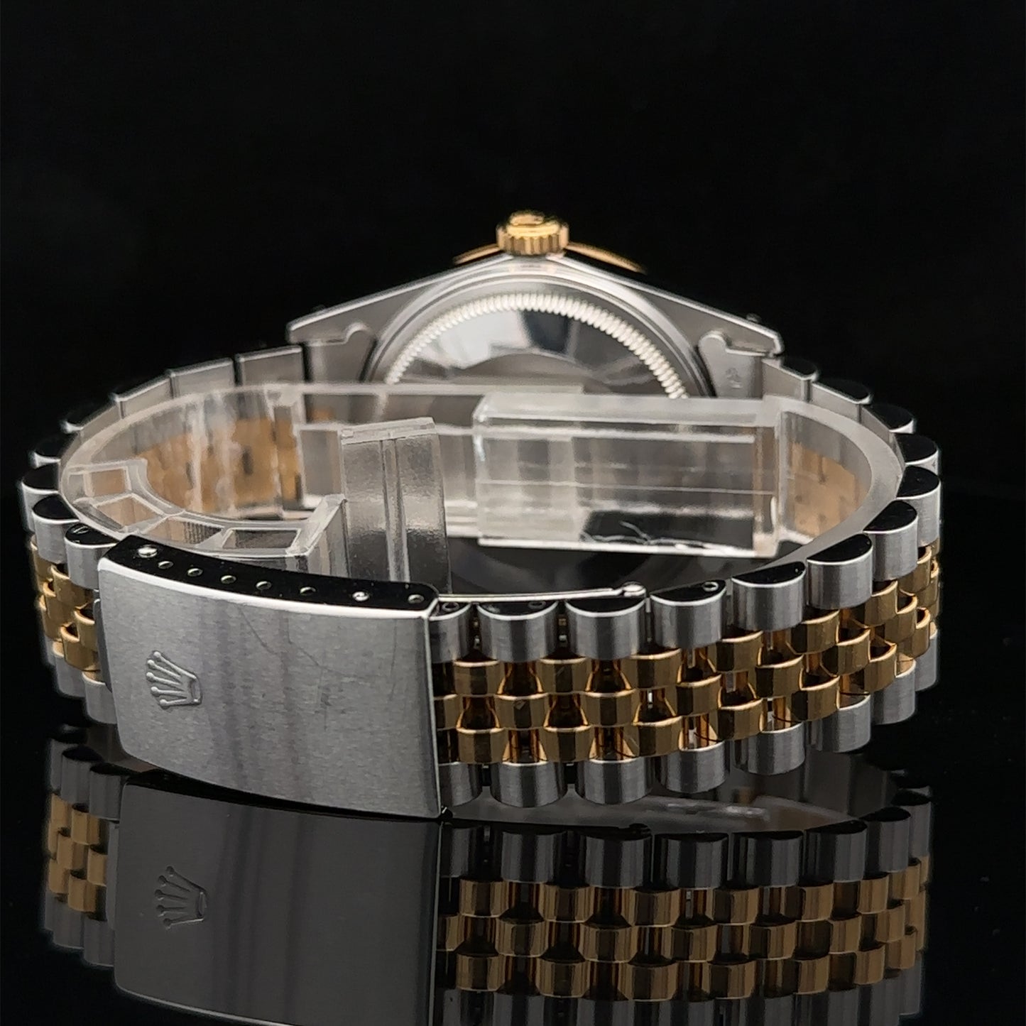 36mm Rolex Diamond Watch with Two-Tone Jubilee Bracelet