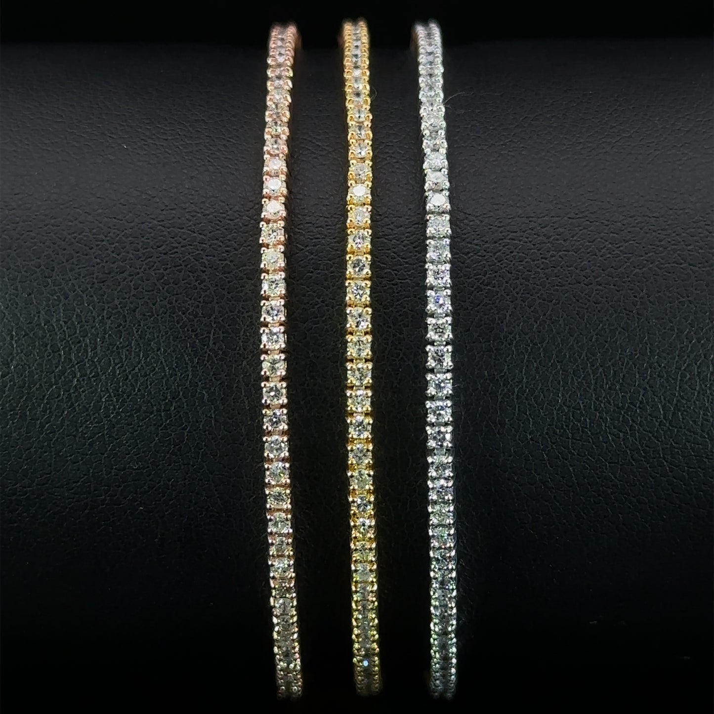 14k gold and diamond Tennis Bracelet