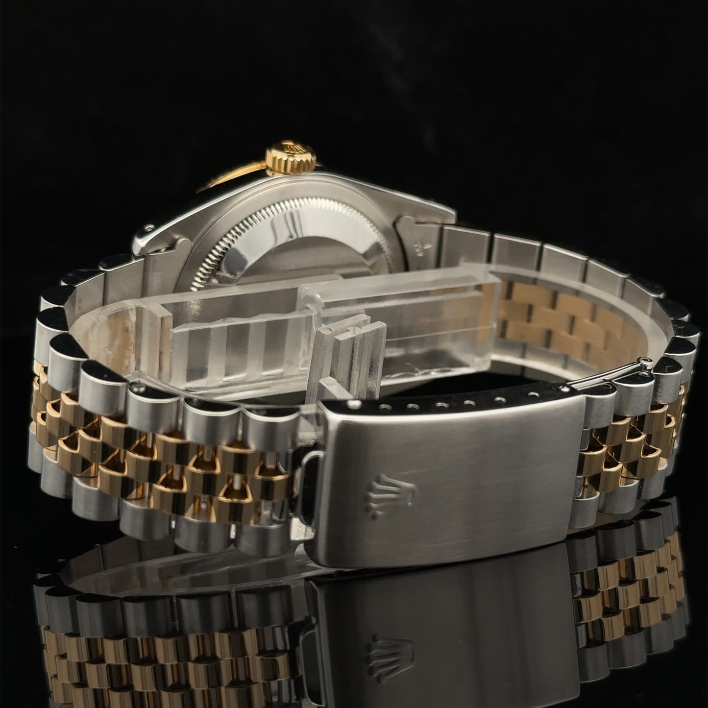 36mm Rolex Diamond Watch with Two-Tone Jubilee Bracelet