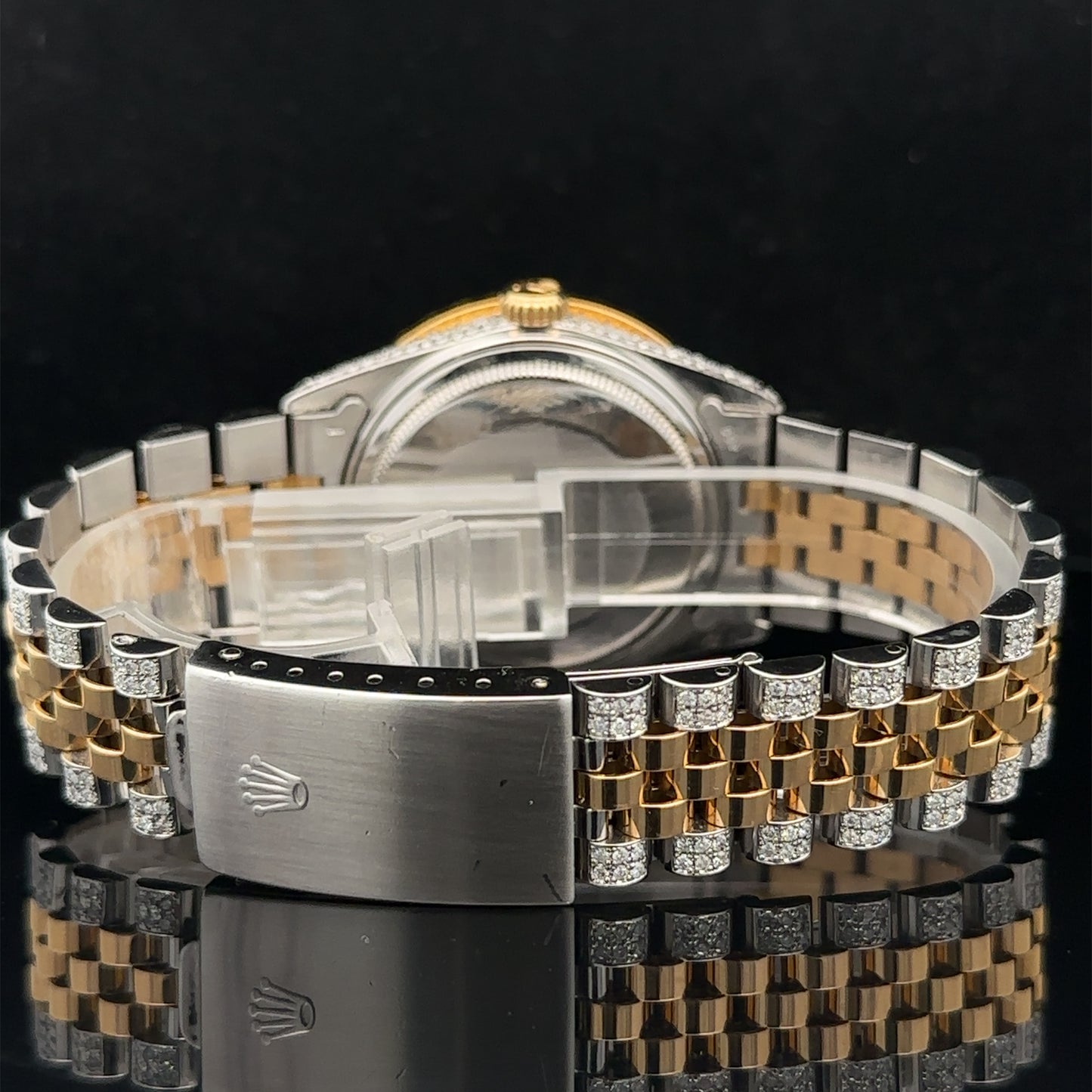 36mm Rolex Datejust Diamond Watch with Two-Tone Jubilee Bracelet