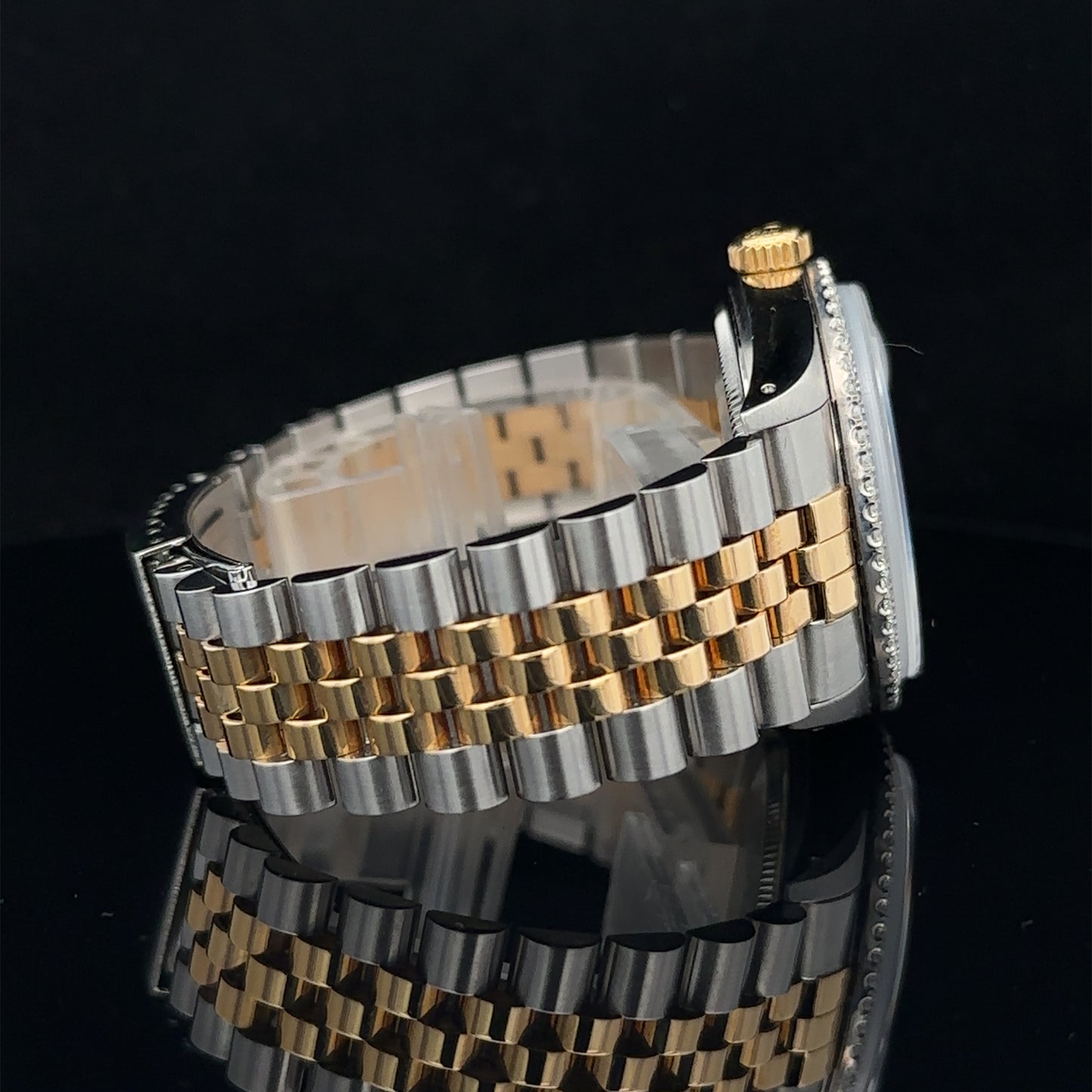 36mm Rolex Datejust Diamond Watch with Two-Tone Jubilee Bracelet