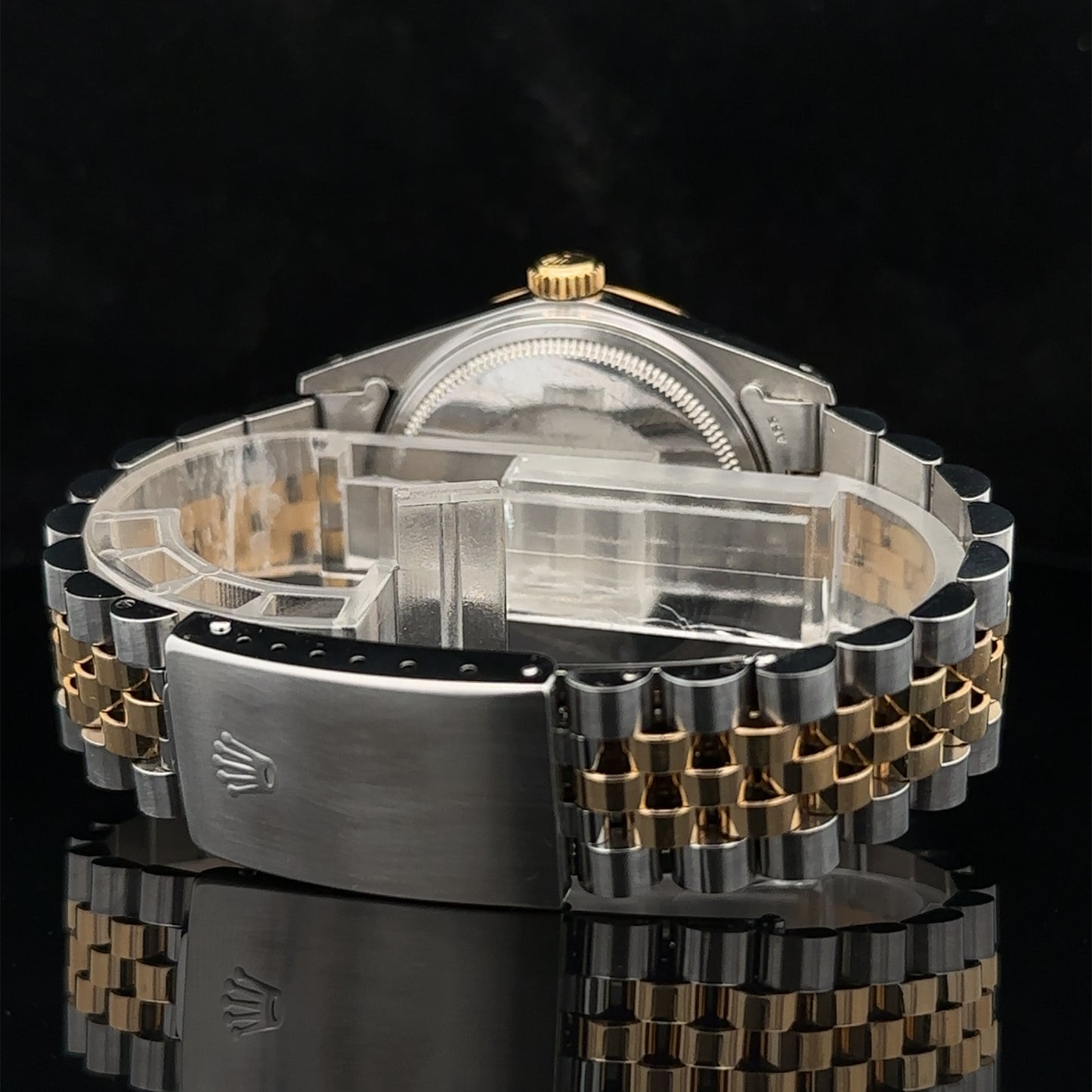 36mm Rolex Diamond Watch with Two-Tone Jubilee Band