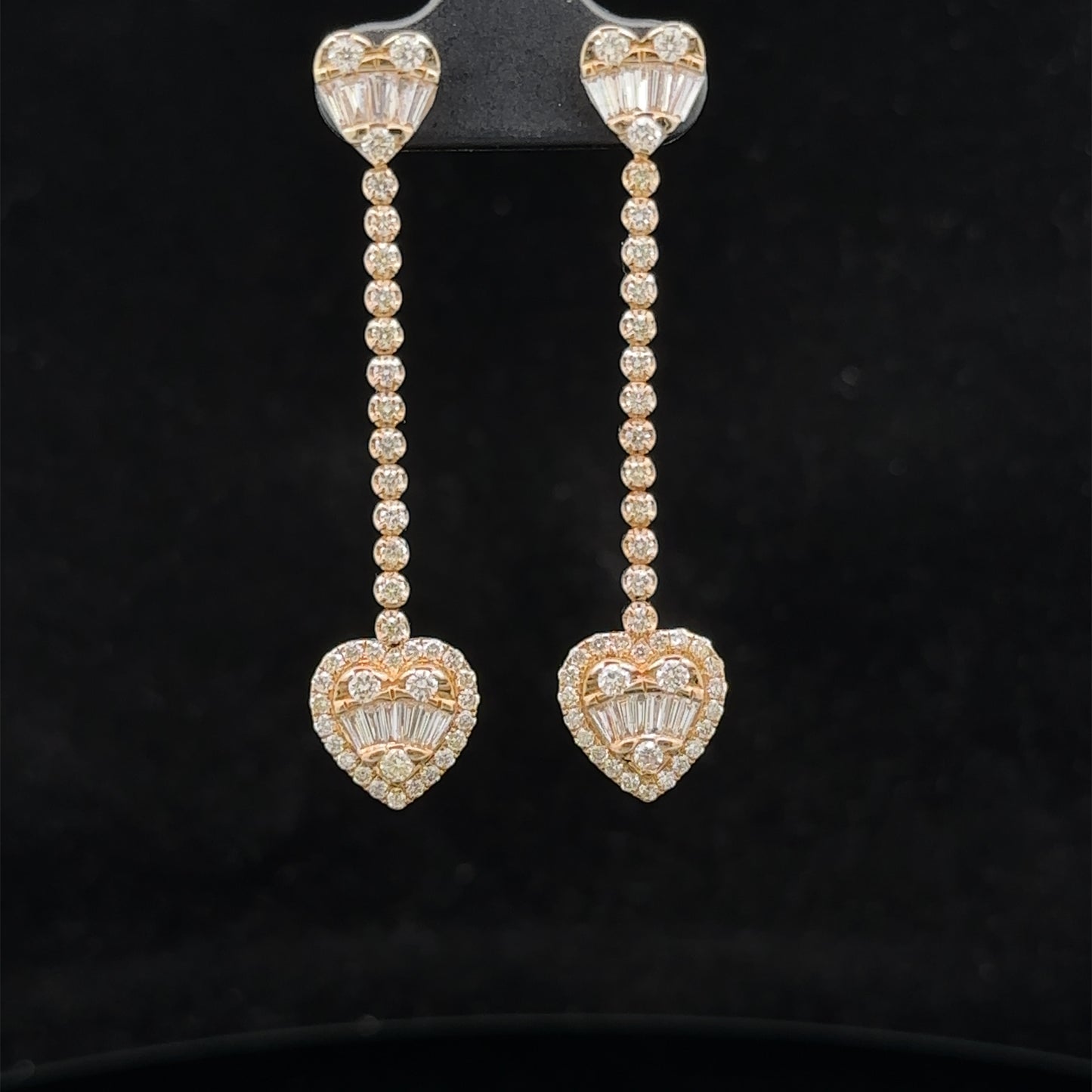 14k yellow gold and diamond Earrings