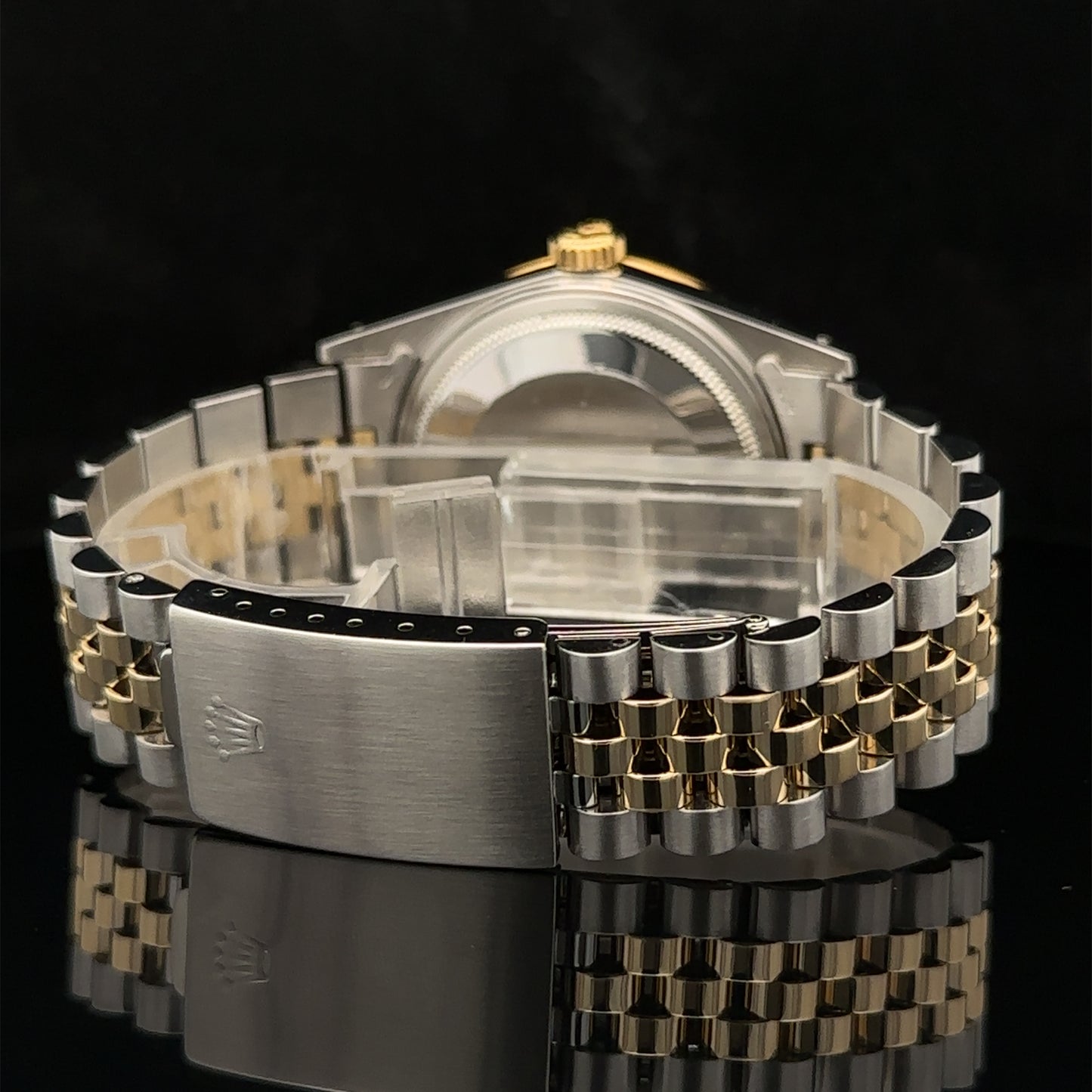 36mm Rolex Diamond Watch with Two-Tone Jubilee Barcelet