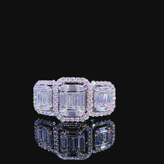 18k white gold and diamond  Ring
